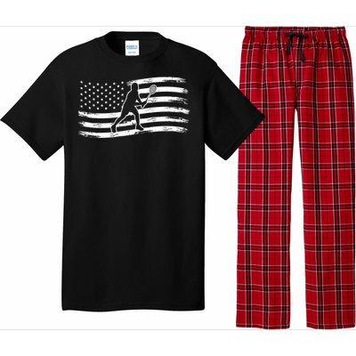 American Flag Badminton Gift Pajama Set