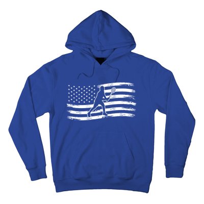 American Flag Badminton Gift Hoodie