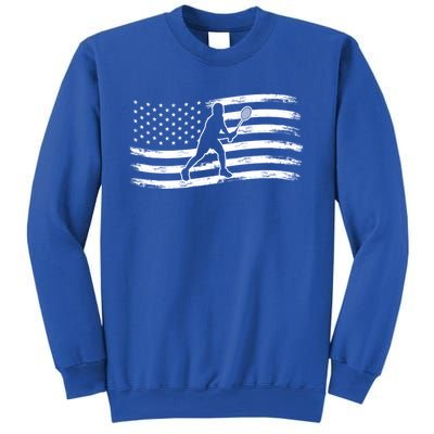 American Flag Badminton Gift Sweatshirt