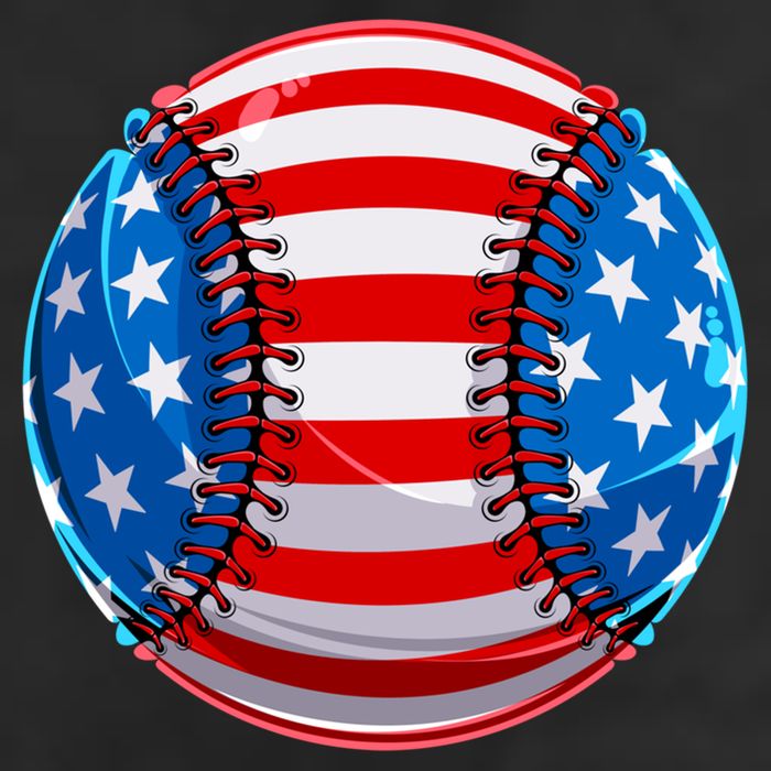 American Flag Baseball Gift 4th Of July Usa Flag Baseball Gift Beanie