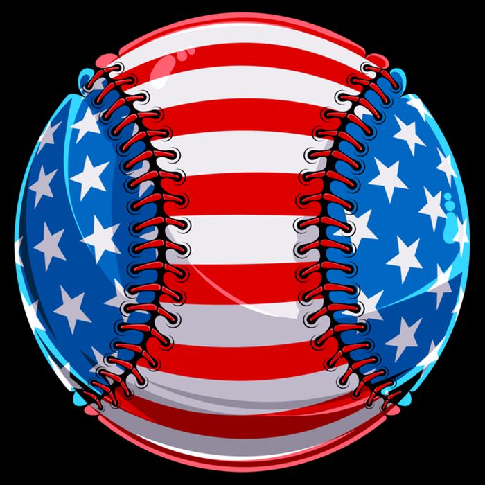 American Flag Baseball Gift 4th Of July Usa Flag Baseball Gift Baby Bodysuit