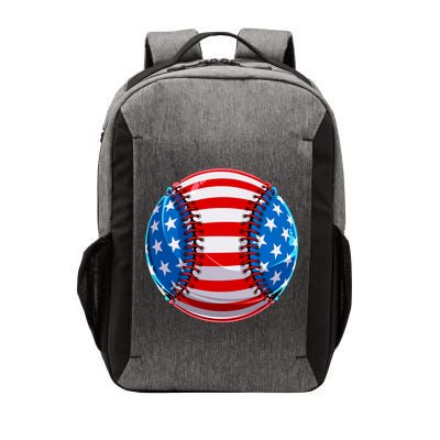 American Flag Baseball Gift 4th Of July Usa Flag Baseball Gift Vector Backpack