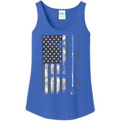 American Flag Billiard Stick Cute Table Game Funny Usa Gift Cool Gift Ladies Essential Tank