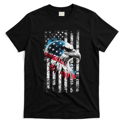 American Flag Bald Eagle Patriotic Bald Eagle T-Shirt
