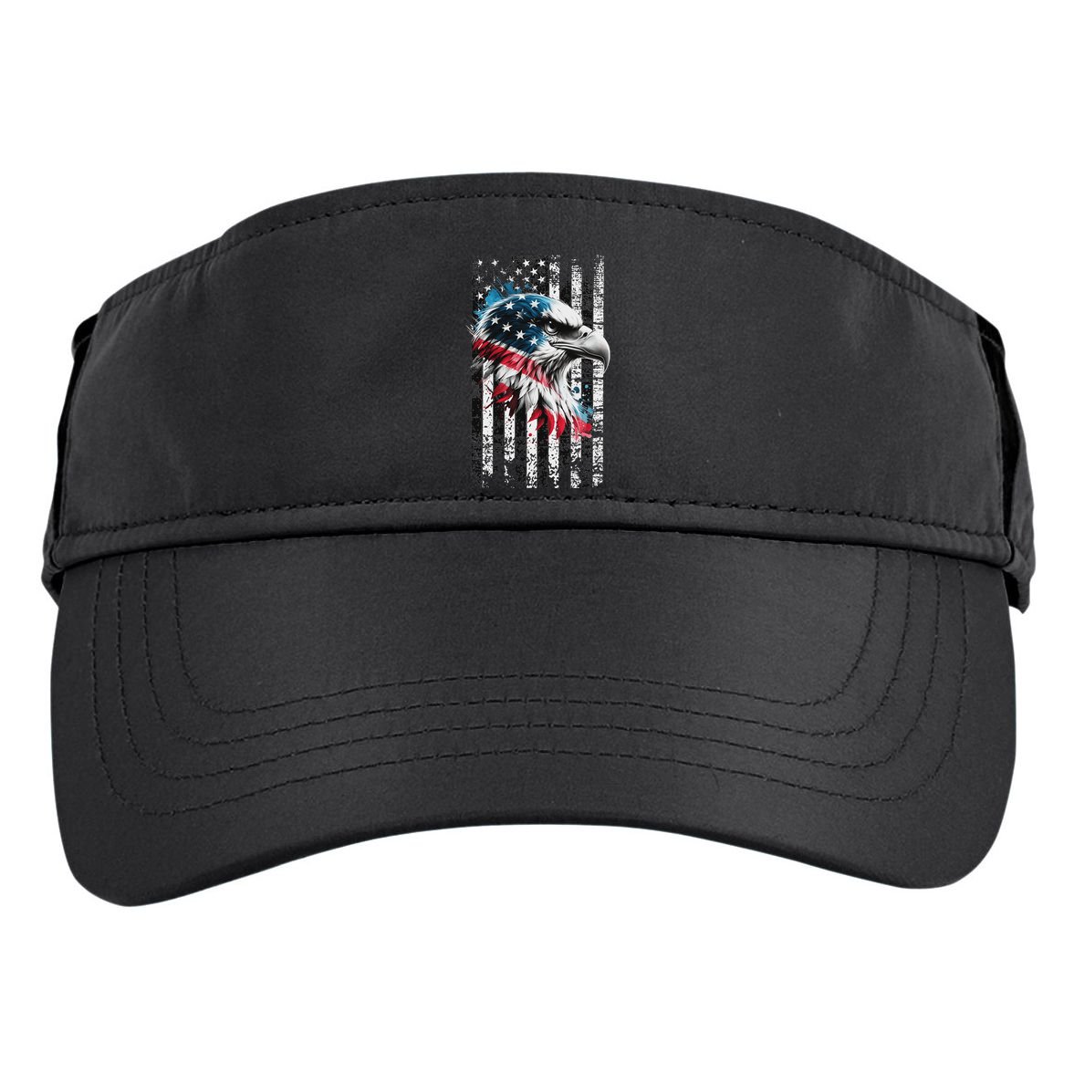 American Flag Bald Eagle Patriotic Bald Eagle Adult Drive Performance Visor