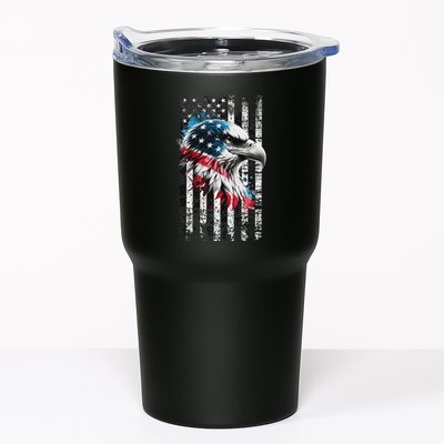 American Flag Bald Eagle Patriotic Bald Eagle Tumbler