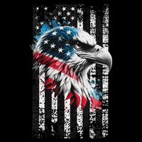 American Flag Bald Eagle Patriotic Bald Eagle Wool Snapback Cap