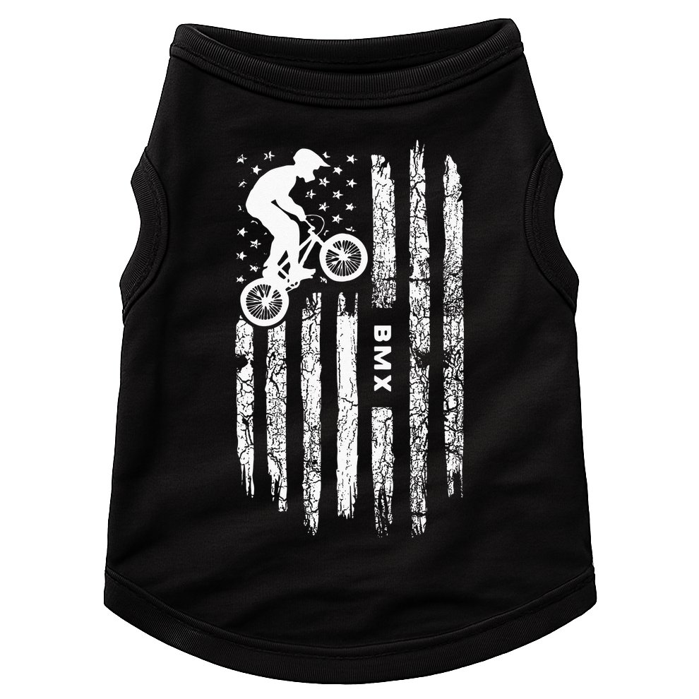 American Flag BMX Clothing BMX Rider Vintage BMX Doggie Tank