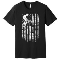 American Flag BMX Clothing BMX Rider Vintage BMX Premium T-Shirt