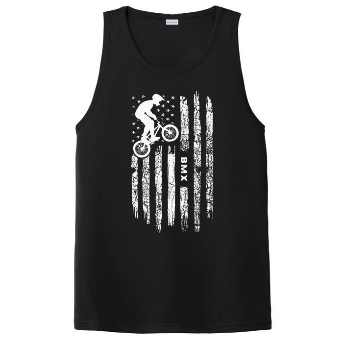 American Flag BMX Clothing BMX Rider Vintage BMX PosiCharge Competitor Tank