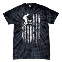 American Flag BMX Clothing BMX Rider Vintage BMX Tie-Dye T-Shirt