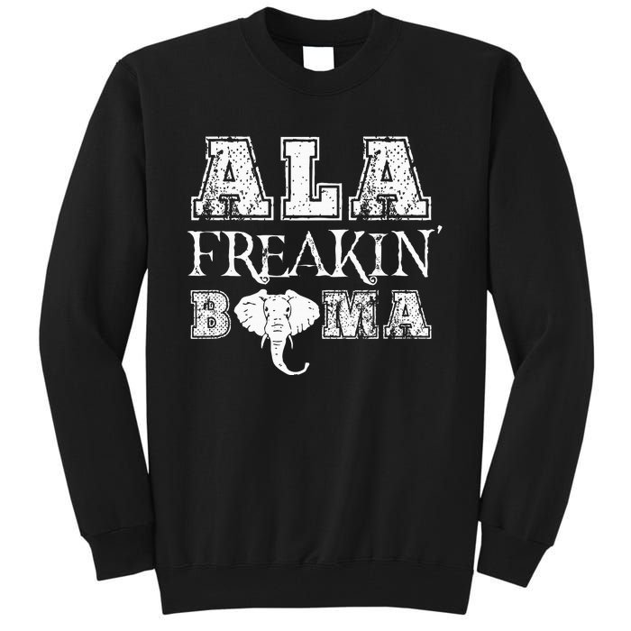 Ala Freakin Bama Alabama Tall Sweatshirt