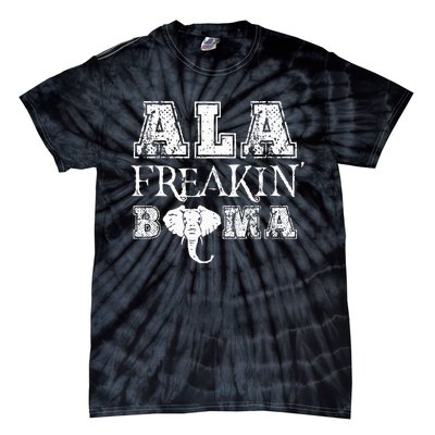 Ala Freakin Bama Alabama Tie-Dye T-Shirt