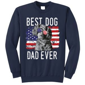 American Flag Best Dog Dad Ever Boykin Spaniel Usa Sweatshirt