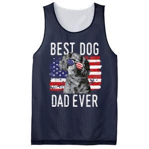 American Flag Best Dog Dad Ever Boykin Spaniel Usa Mesh Reversible Basketball Jersey Tank