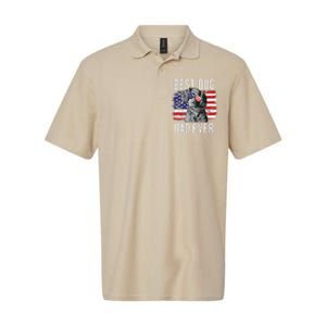 American Flag Best Dog Dad Ever Boykin Spaniel Usa Softstyle Adult Sport Polo