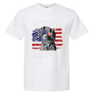 American Flag Best Dog Dad Ever Boykin Spaniel Usa Garment-Dyed Heavyweight T-Shirt