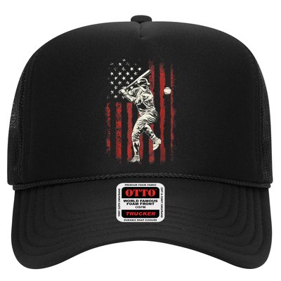 American Flag Baseball Team Gift For Men Hat
