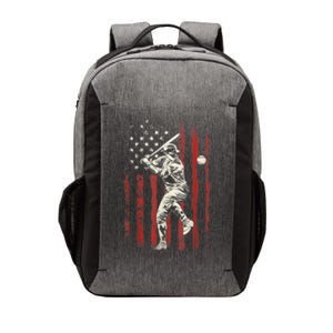 American Flag Baseball Team Gift For Men Vector Backpack