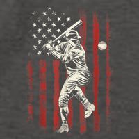 American Flag Baseball Team Gift For Men Vector Backpack