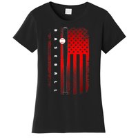 American Flag Baseball Apparel Baseball Women's T-Shirt