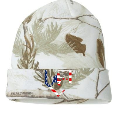 American Flag Baseball Catcher Gear Baseballin Gift Kati Licensed 12" Camo Beanie