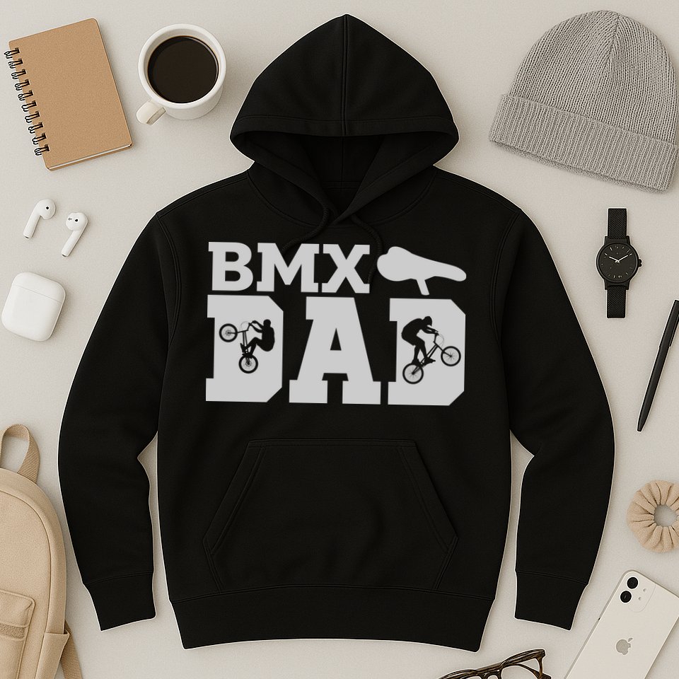 American Flag BMX Clothing BMX Rider Vintage BMX Gift Cycling Hoodie