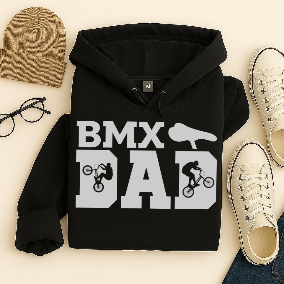 American Flag BMX Clothing BMX Rider Vintage BMX Gift Cycling Hoodie