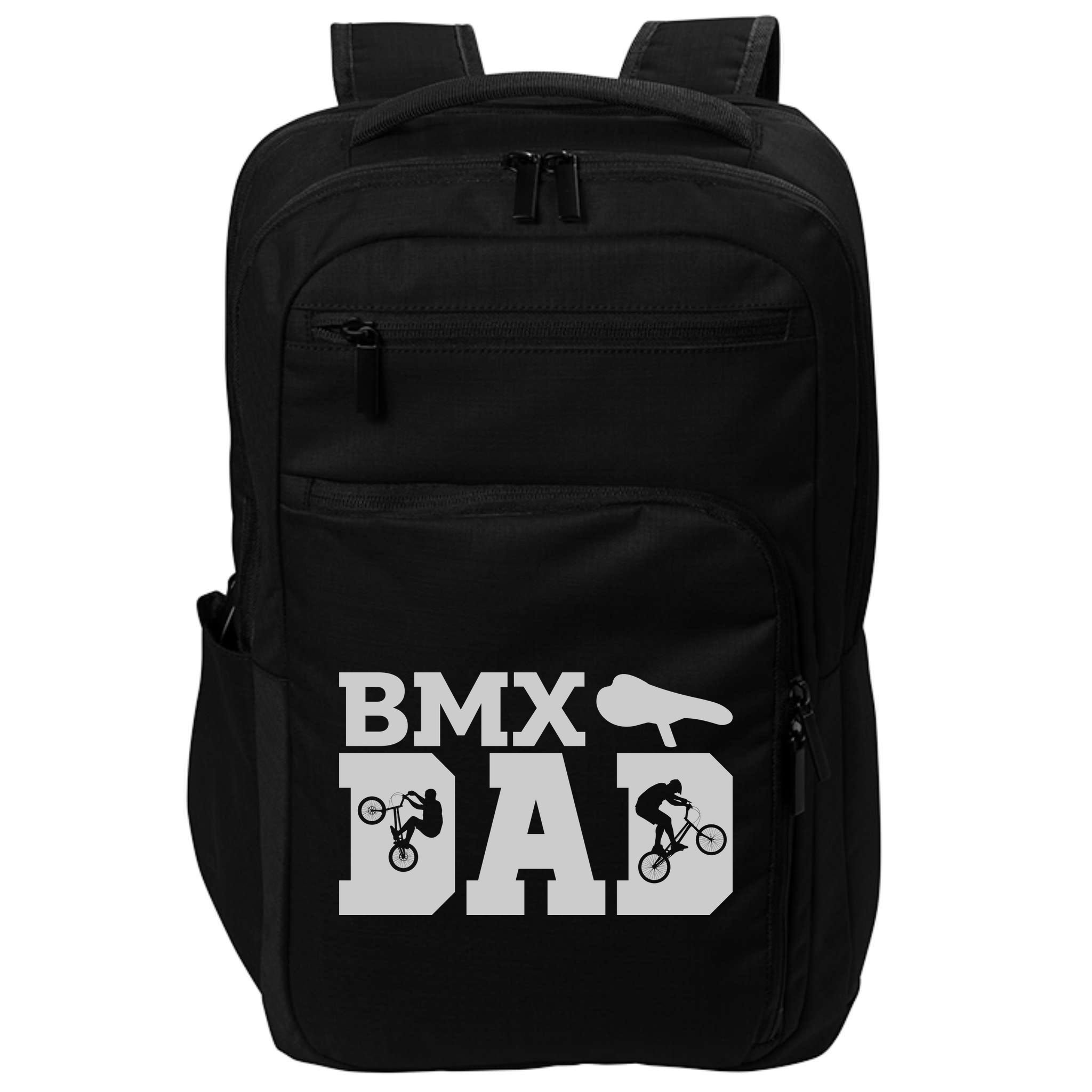 American Flag BMX Clothing BMX Rider Vintage BMX Gift Cycling Impact Tech Backpack