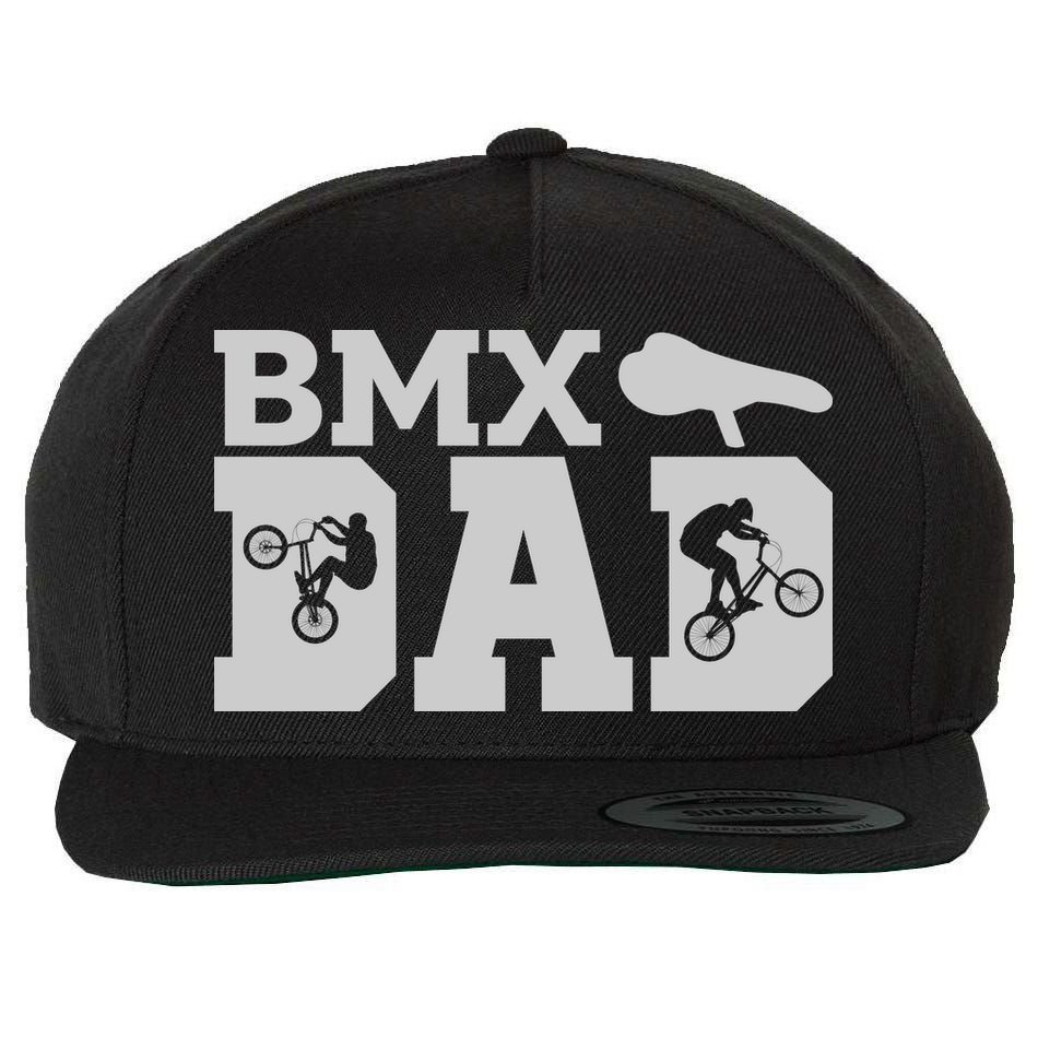 American Flag BMX Clothing BMX Rider Vintage BMX Gift Cycling Wool Snapback Cap
