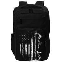 American Flag Bowhunting Bow Archery Impact Tech Backpack