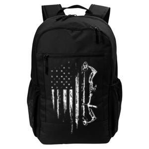 American Flag Bowhunting Bow Archery Daily Commute Backpack