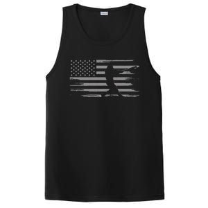 American Flag Baseball Apparel Baseball PosiCharge Competitor Tank