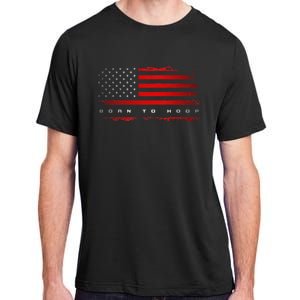 American Flag Basketball Apparel funny Basketball Adult ChromaSoft Performance T-Shirt