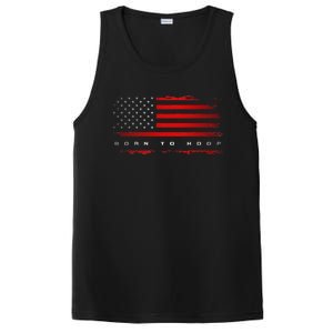 American Flag Basketball Apparel funny Basketball PosiCharge Competitor Tank