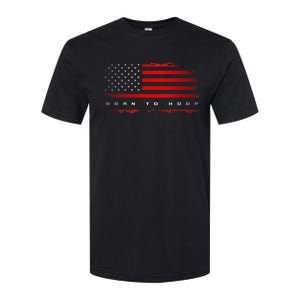 American Flag Basketball Apparel funny Basketball Softstyle CVC T-Shirt