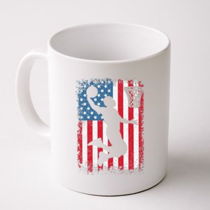 American Flag Basketball Apparel funny Basketball Coffee Mug