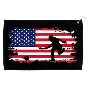 American Flag Bowling Apparel Bowling Grommeted Golf Towel