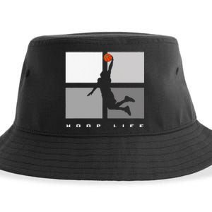 American Flag Basketball Apparel funny Basketball Sustainable Bucket Hat