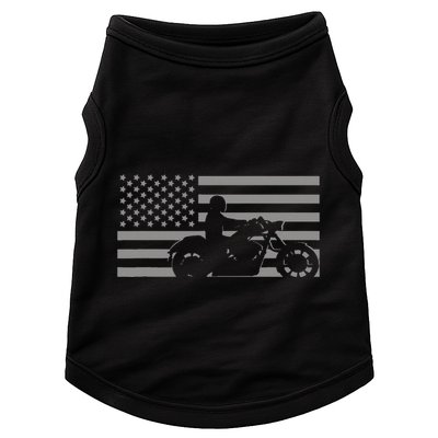 American Flag Biker Motorcycle Doggie Tank