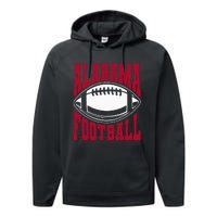 Alabama Football Bama Alabama Love Home State Performance Fleece Hoodie