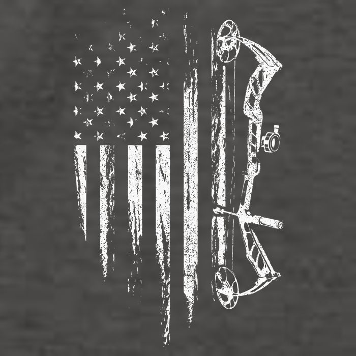 American Flag Bowhunting Bow Archery Gift For Deer Hunter Vector Backpack