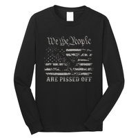 American Flag Bald Eagle We The People Are Pissed Off Long Sleeve Shirt