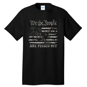 American Flag Bald Eagle We The People Are Pissed Off Tall T-Shirt