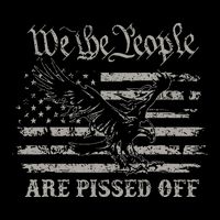 American Flag Bald Eagle We The People Are Pissed Off City Backpack