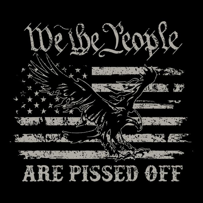 American Flag Bald Eagle We The People Are Pissed Off City Backpack