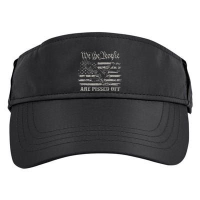 American Flag Bald Eagle We The People Are Pissed Off Adult Drive Performance Visor