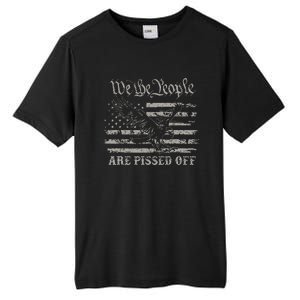 American Flag Bald Eagle We The People Are Pissed Off Tall Fusion ChromaSoft Performance T-Shirt