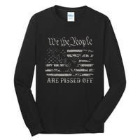 American Flag Bald Eagle We The People Are Pissed Off Tall Long Sleeve T-Shirt