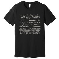 American Flag Bald Eagle We The People Are Pissed Off Premium T-Shirt